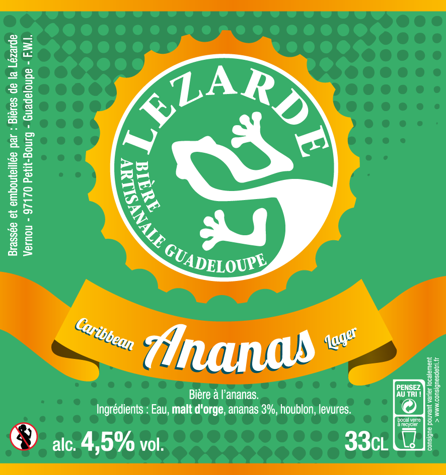 Bière Caribbean Lager Ananas